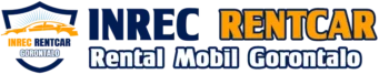 logo text rental mobil gorontalo inrec rentcar gorontalo